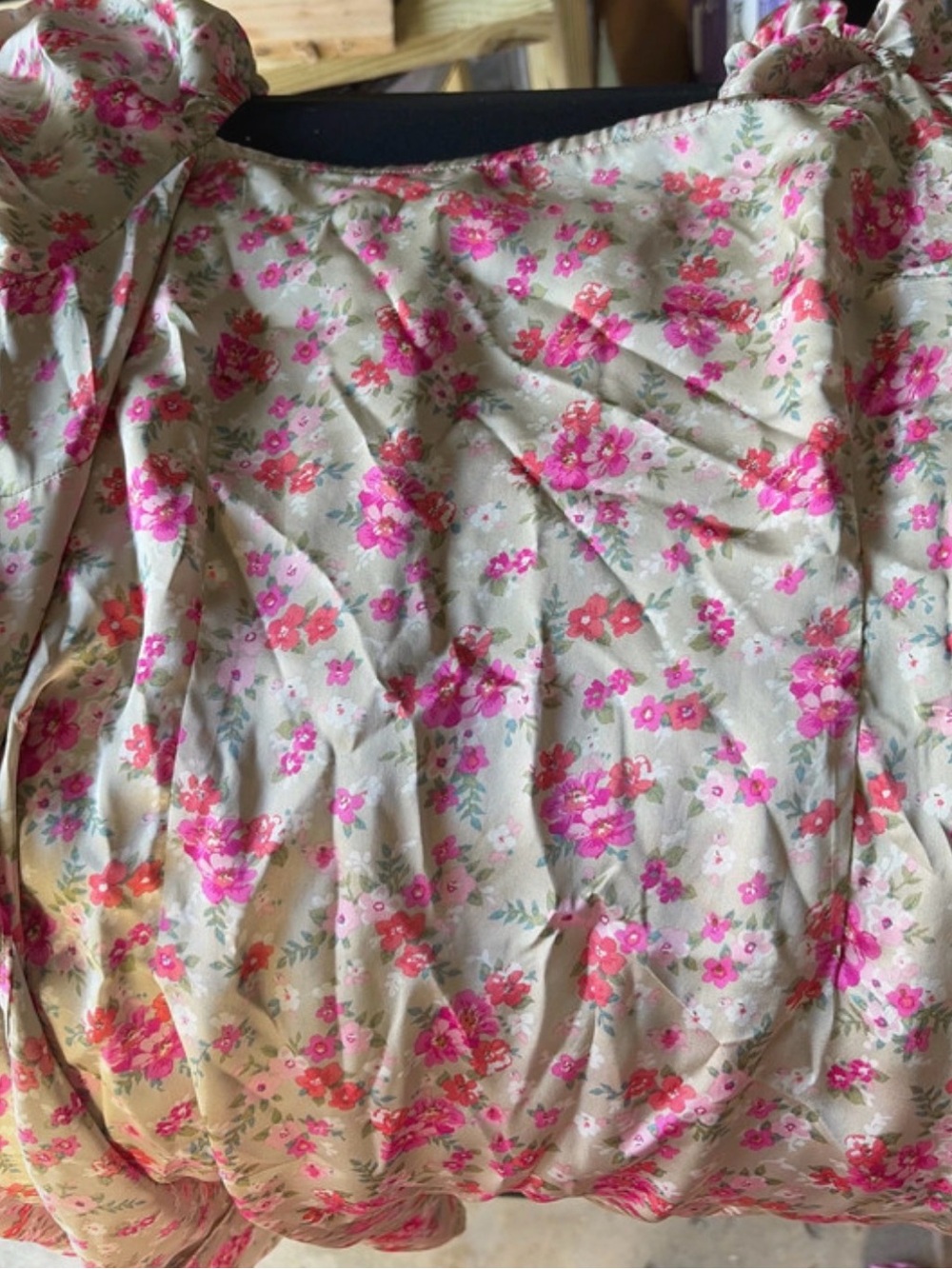 Speechless Floral Pink and Cream Duvet Cover